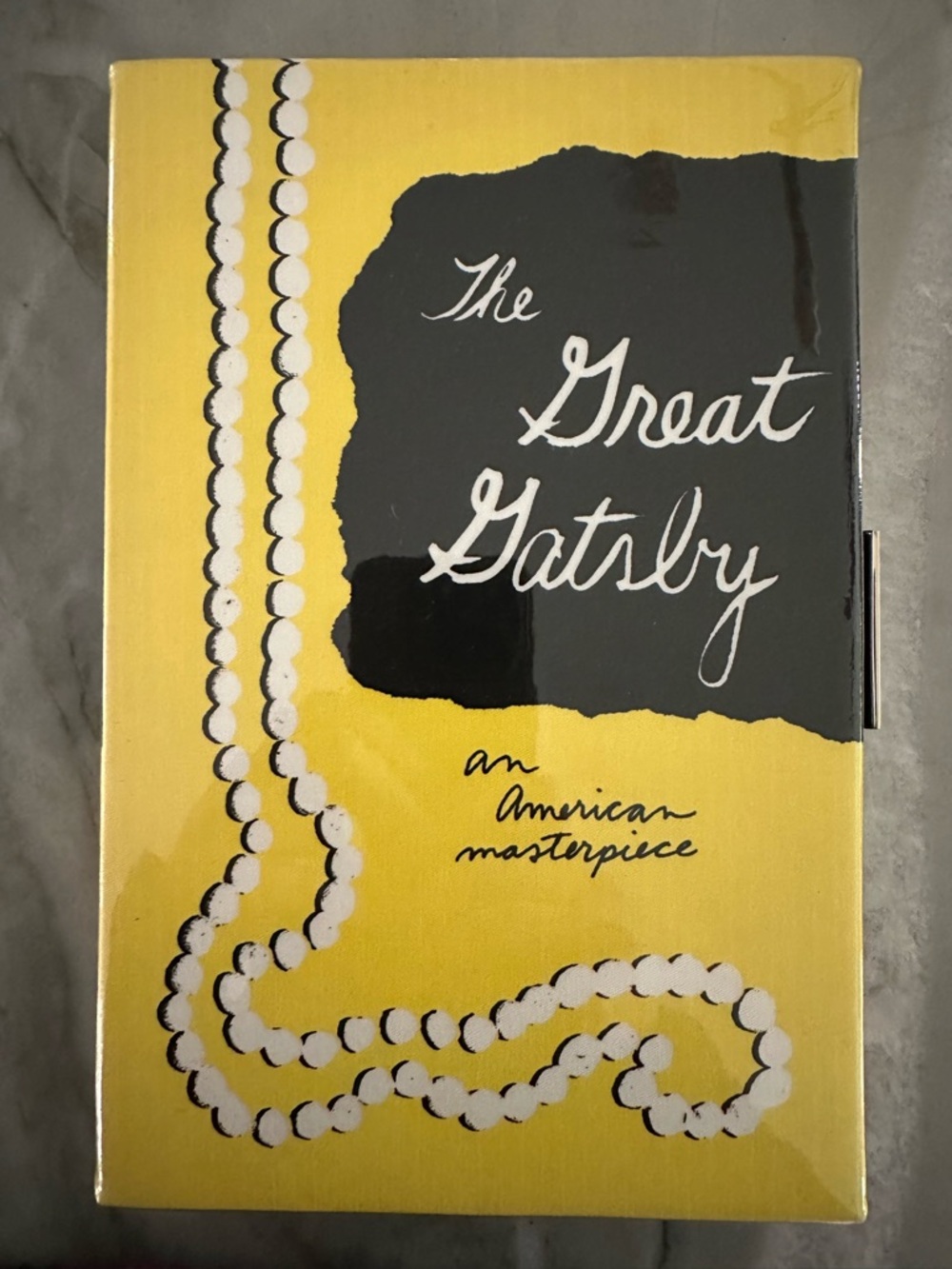 kate spade Yellow & Black Book Clutch